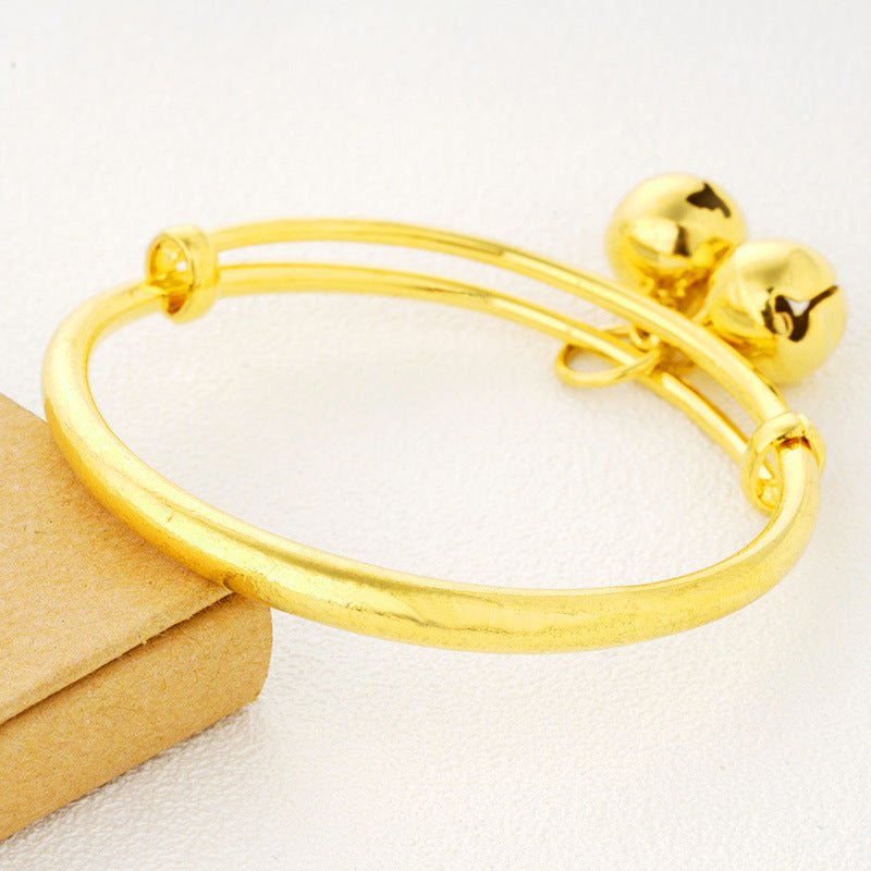 Golden Round Bracelet for Girls, Lightweight & Durable