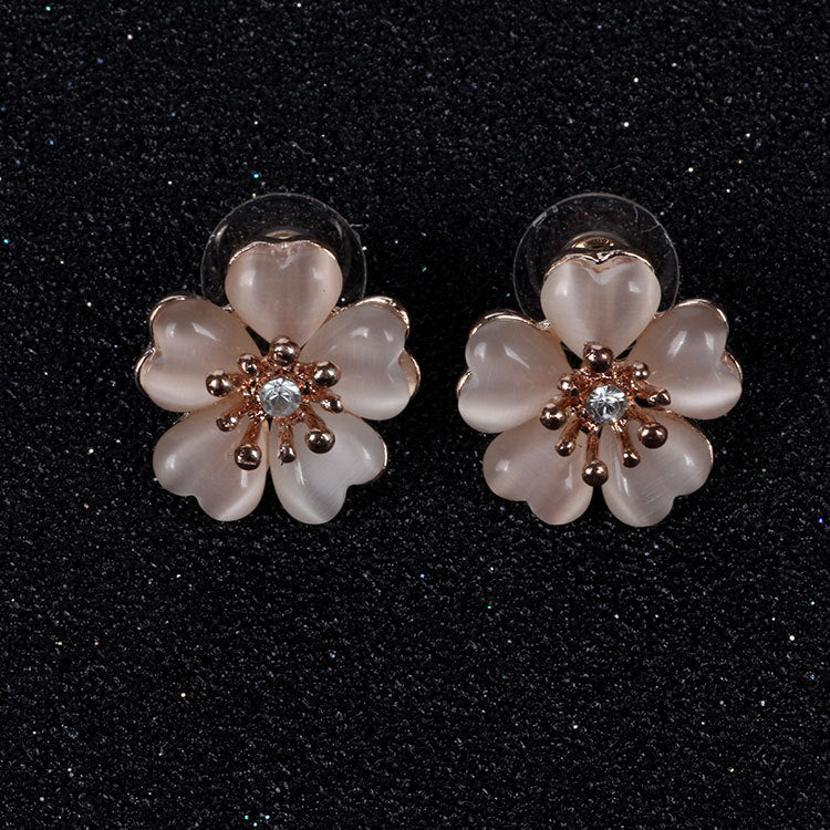 Opal Cherry Blossom Jewelry Set
