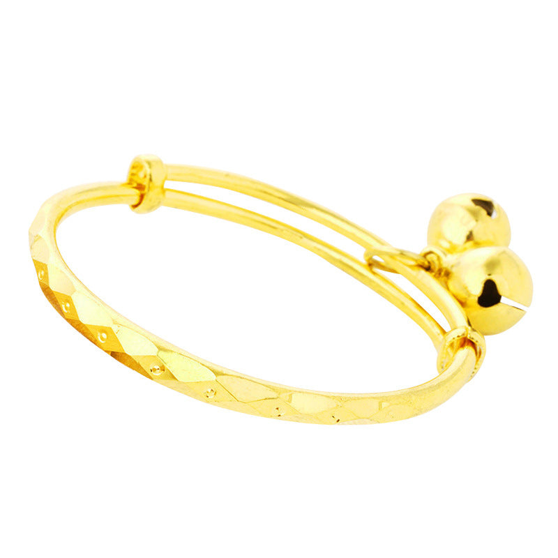 Golden Round Bracelet for Girls, Lightweight & Durable
