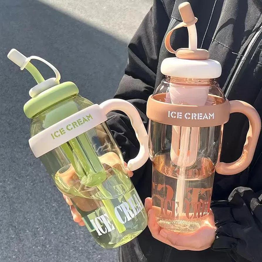 Gym Water Bottle ABS Plastic Leak Proof Multi Color