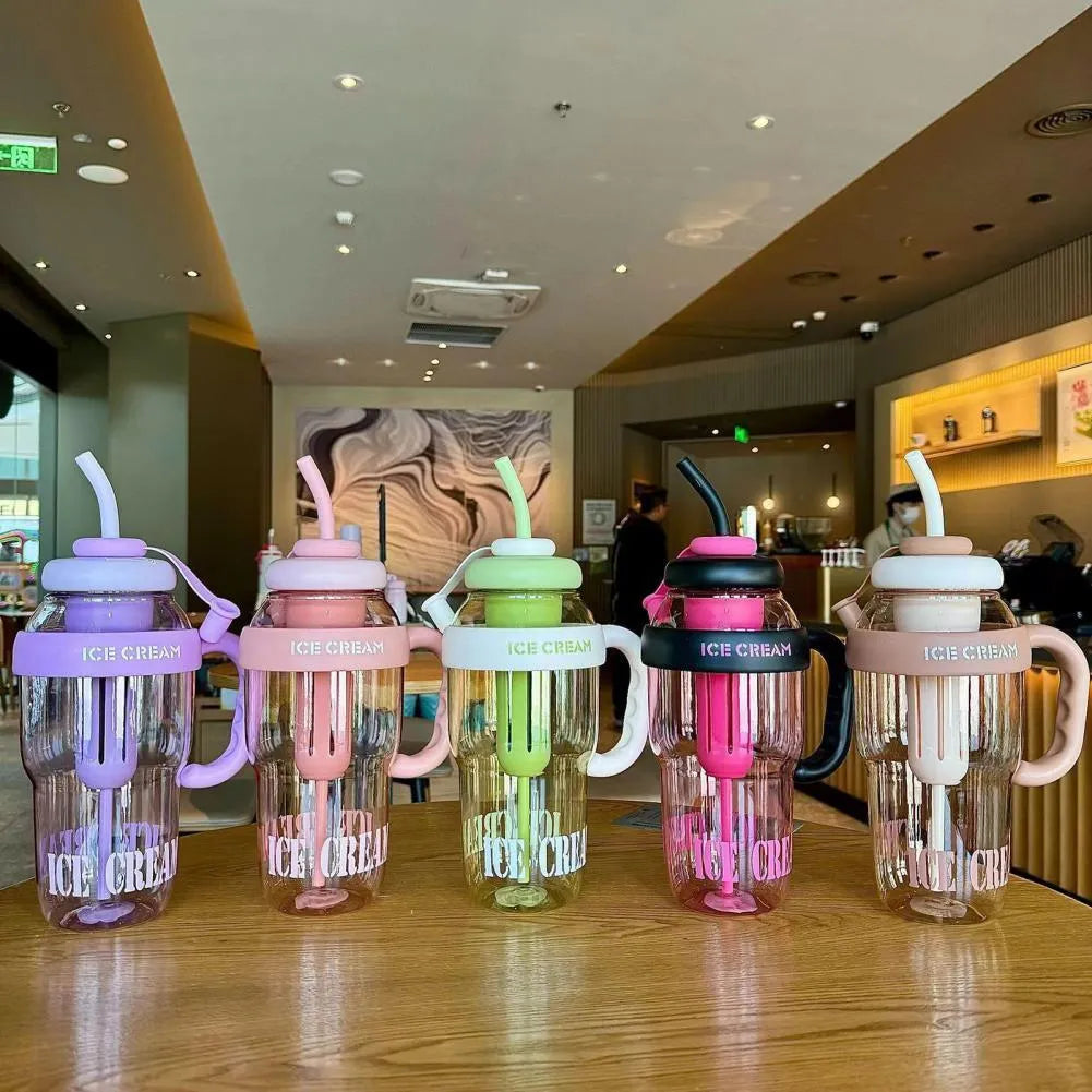 Gym Water Bottle ABS Plastic Leak Proof Multi Color